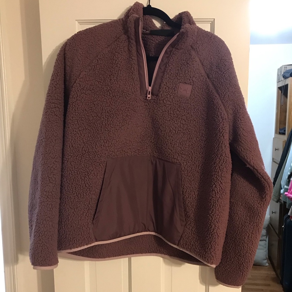 Cozy Purple Sherpa Pullover